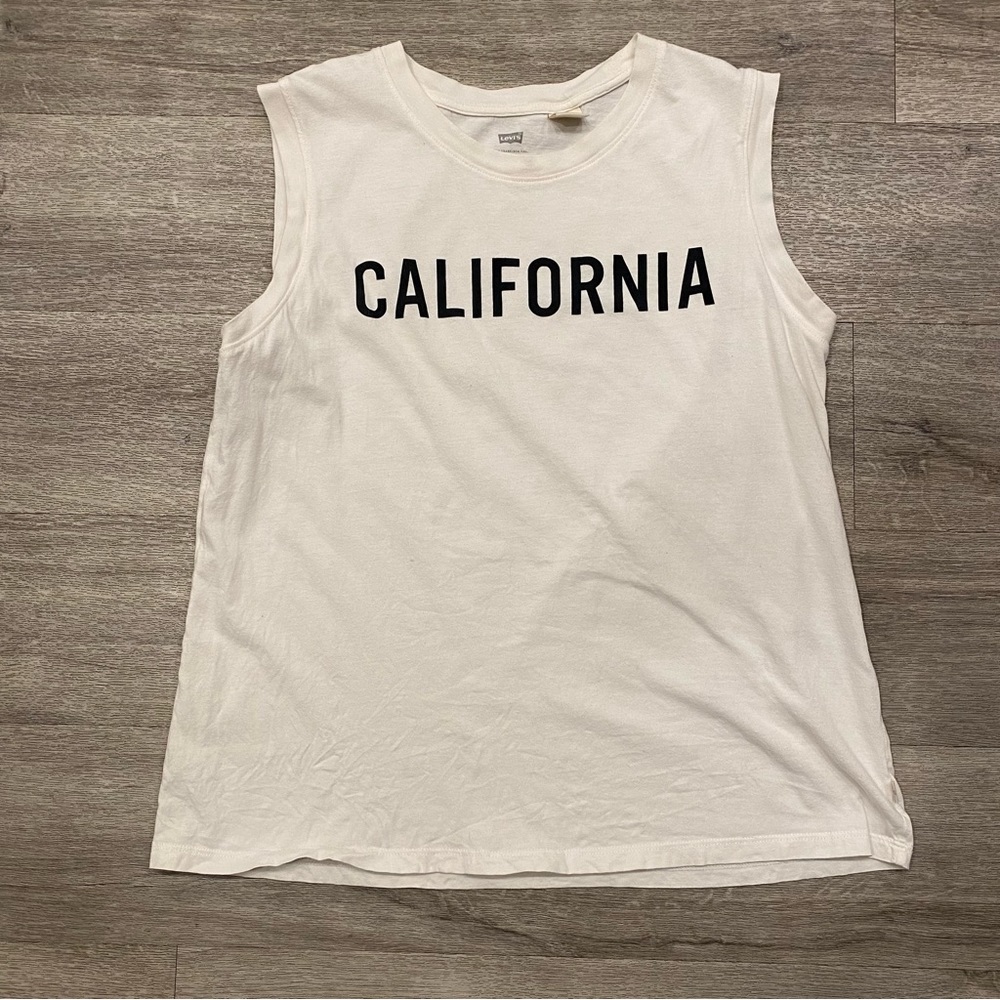 Levi’s California white tank top